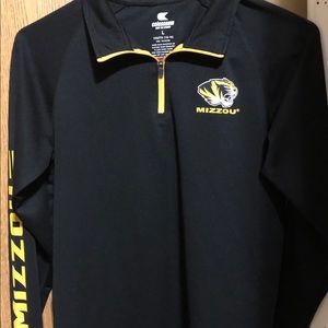 Youth Large Mizzou half zip